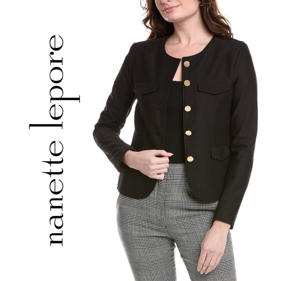 Nanette Lepore Ribbed Jacket - Picture 1 of 3